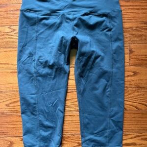 Oiselle Blue Performance Leggings